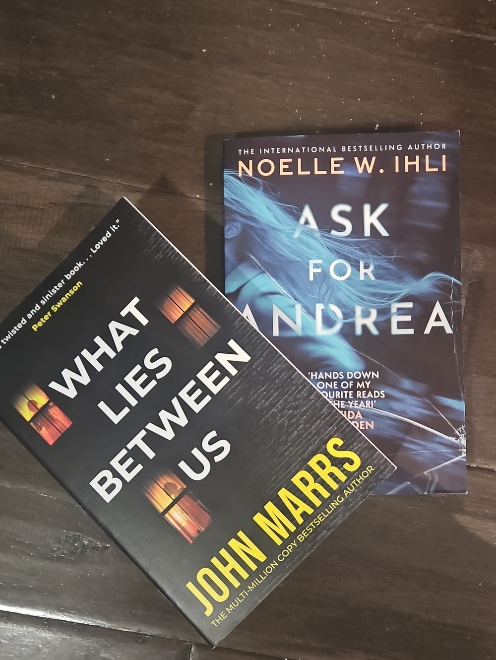 John Marrs & Noelle W. Ihli Psychological Thriller 2 Book Lot